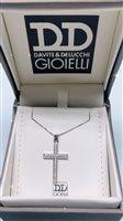 Collana Davite & Delucchi Donna in Oro bianco Diamante 0.26 Ct CLU011779 - CLU011779